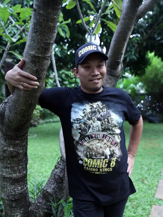 Kebahagiaan Mongol saat melihat para penonton bisa tertawa lepas saat menonton. (Nurwahyunan/Bintang.com)