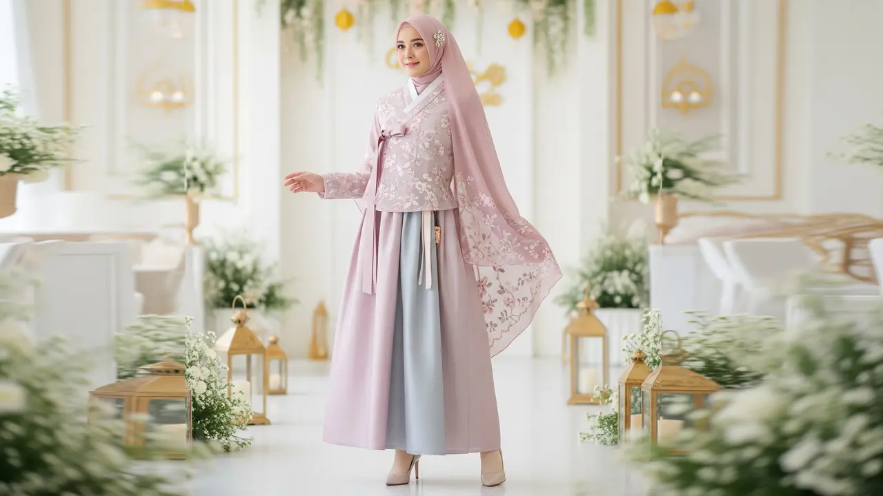 Model Gamis Hanbok Terbaru untuk Lebaran 2026