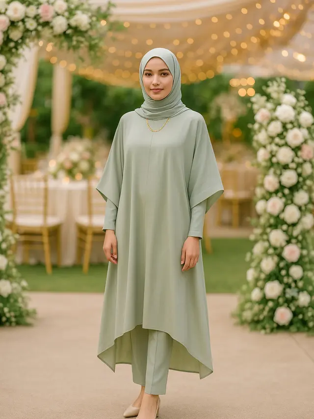 Rekomendasi Gamis Kondangan Outdoor