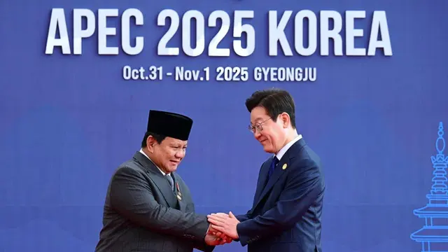 Prabowo dan Presiden Lee di APEC 2025 Korea