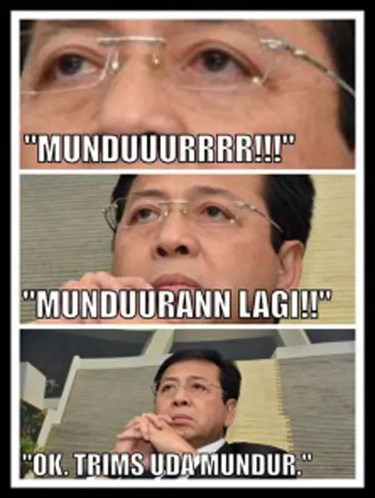 Terima kasih sudah mundur. (Twitter.com)