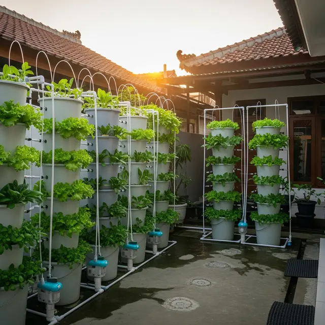 9 Desain Kebun Sayur Hidroponik Ember Sederhana Modal Kecil, Solusi Lahan Terbatas