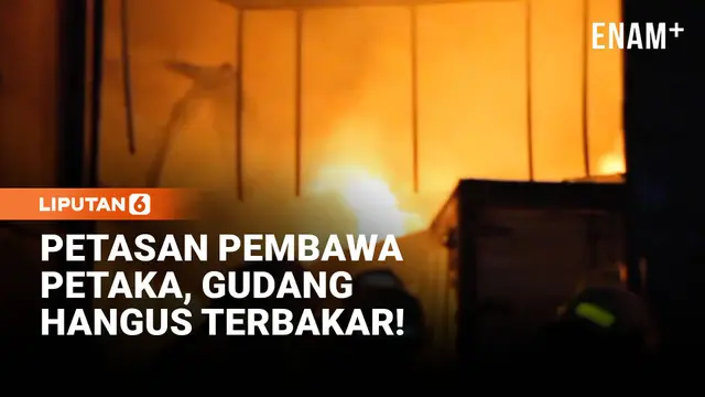 Petasan Sahur Picu Kebakaran Hebat di Cengkareng Jakarta
