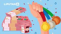Infografis Bonus Melimpah Atlet hingga Pelatih Sea Games 2025