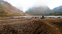 Berkah Pagi Telaga Cebong Dieng di Musim Kemarau
