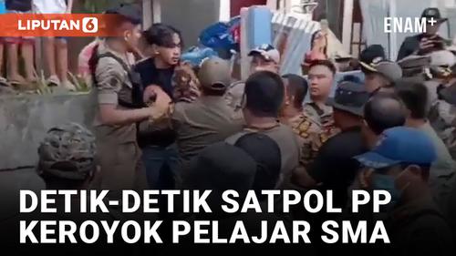 VIDEO: Pelajar SMA Dikeroyok Satpol PP!