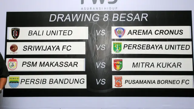 Drawing Perempat Final Piala Presiden