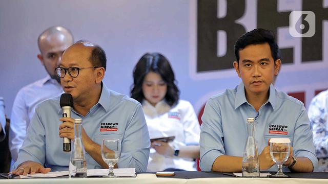 Gibran Rakabuming Raka Hadiri Pengumuman Susunan Tim Kampanye Nasional