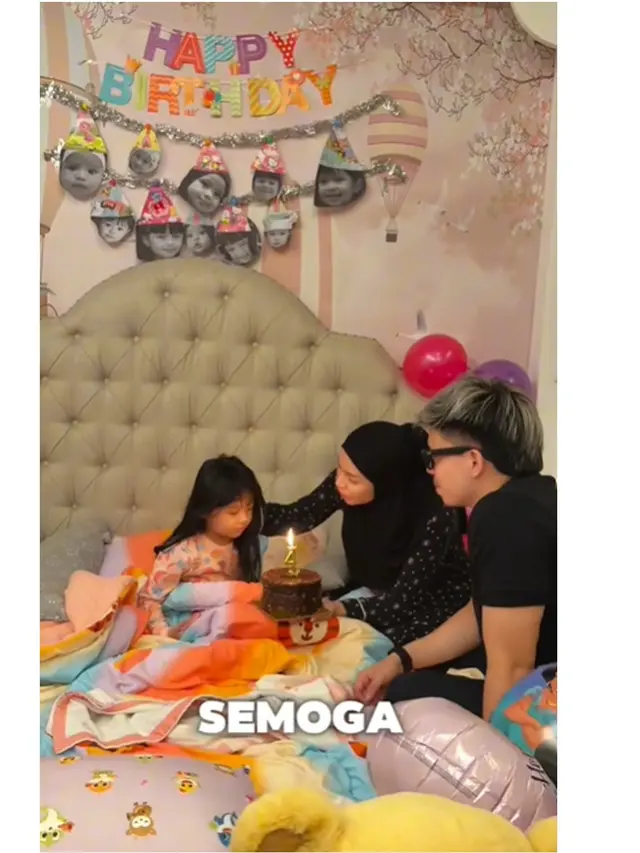6 Potret Kamar Tidur Ameena, Mewah Bak Istana Putri di Kejutan Ultah ke-4