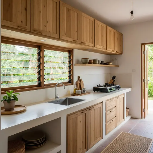 Model Tata Ruang Dapur Rumah di Desa