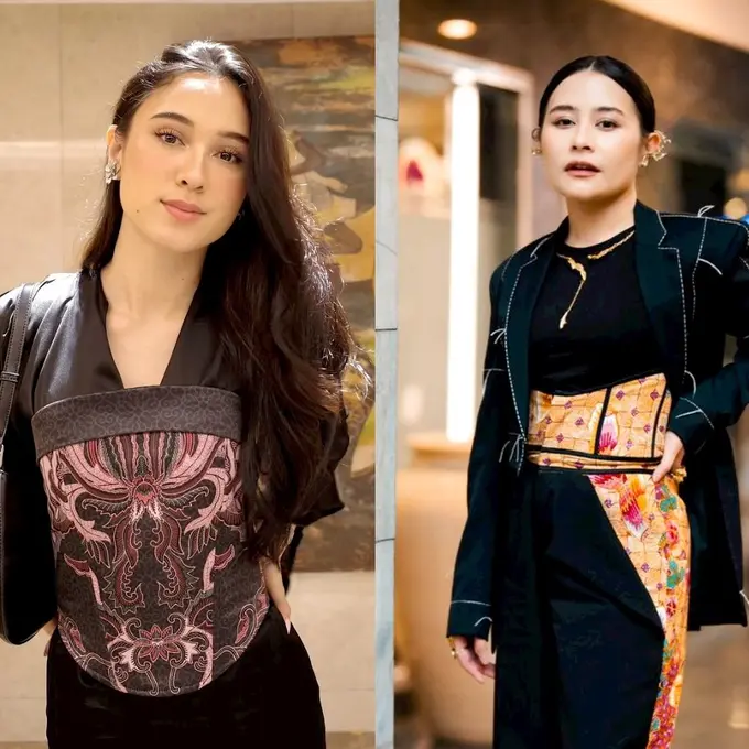 6 Inspirasi Mix & Match Corset Batik ala Yasmin Napper hingga Prilly Latuconsina