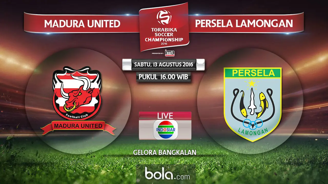 Madura United Vs Persela Lamongan (Bola.com/Adreanus Titus)