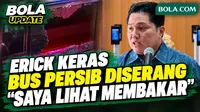 Ketua Umum PSSI Erick Thohir buka suara terkait penyerangan rombongan Persib Bandung U-18 oleh oknum suporter berinisial BPA di Rest Area Batang KM 360, Minggu (11/10) malam.

Erick menyebut insiden itu sebagai tindakan kriminal yang tidak bisa dit...