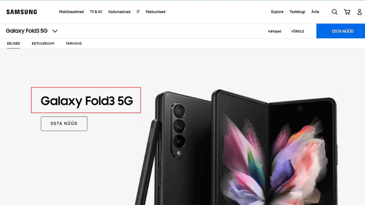 Samsung hapus huruf Z di Galazy Z Fold 3 dan Galaxy Z Flip 3 5G