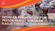 Merebaknya varian Omicron di Indonesia meningkatkan jumlah kasus positif harian virus Corona meroket. Muncul berbagai desekan untuk menghentikan PTM 100 persen yang telah berlangsung di Indonesia.
