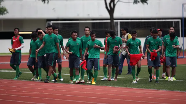 Latihan Timnas Indonesia U-23