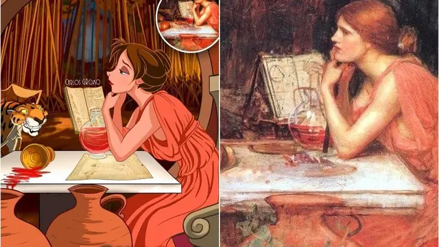 Terinspirasi Dari Sejarah Masa Lalu, Potret 7 Lukisan Mirip Tokoh Disney Ini Bikin Kagum
