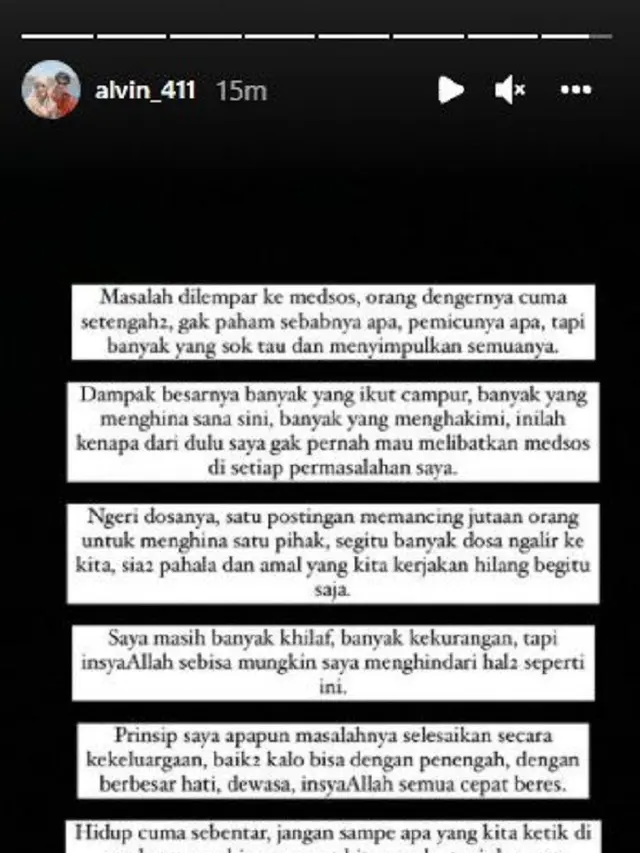 Alvin Faiz (Foto: Instagram/@alvin_411)