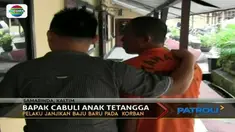 Bapak tiga anak pasrah saat dibekuk petugas, setelah aksinya hendak mencabuli bocah di bawah umur dipergoki keluarga korban.
