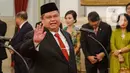 Kepala Badan Pengawasan Keuangan dan Pembangunan (BPKP) Muhammad Yusuf Ateh bersiap dilantik di Istana Negara, Jakarta, Rabu (5/2/2020). Presiden Joko Widodo (Jokowi) resmi melantik Muhammad Yusuf Ateh sebagai Kepala BPKP. (Liputan6.com/Faizal Fanani)