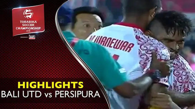 Video highlights TSC 2016 antara Bali United vs Persipura Jayapura yang berakhir dengan skor 0-1 di Stadion I Wayan Dipta, Sabtu (3/9).