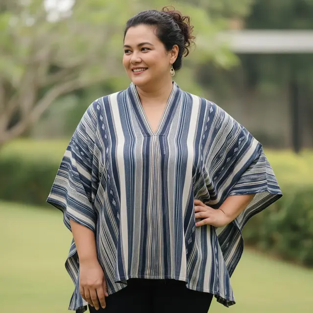 Model Baju Lurik Wanita Gemuk