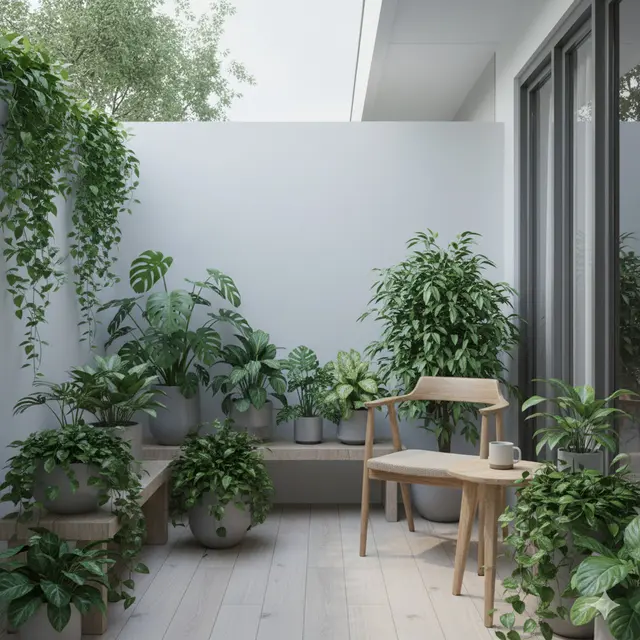 Teras Belakang Rumah Ala Skandinavia