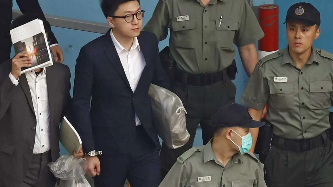 Edward Leung, aktivis pro-kemerdekaan Hong Kong dijatuhi hukuman penjara selama enam tahun (AP/Vincent Yu)