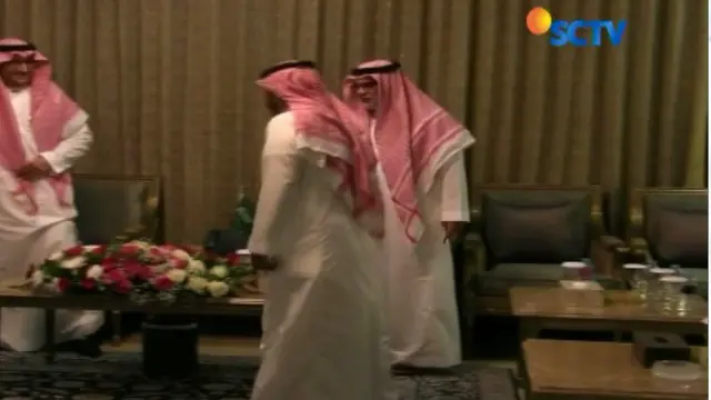 Sejumlah atlet dari Arab Saudi menyempatkan diri untuk beramah tamah dengan duta besar Arab Saudi di Jakarta.