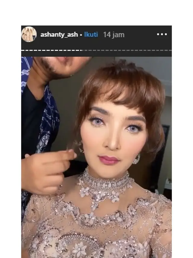 7 Penampilan Baru Ashanty, Ubah Gaya Rambut Jadi Berponi Depan