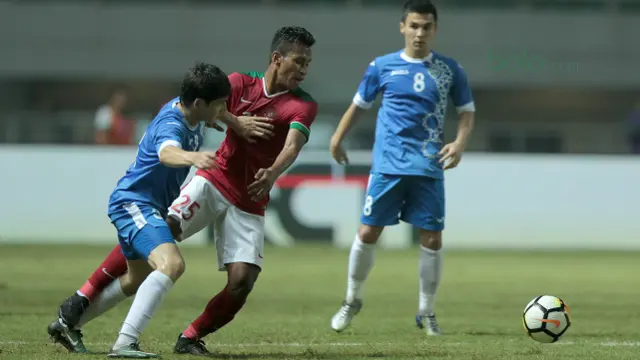 Timnas Indonesia U-23, Uzbekistan U-23, PSSI Anniversary Cup 2018