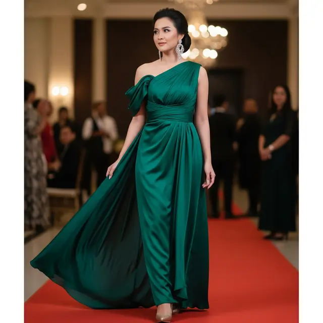 Model Dress Drapery (Image by Gemini AI)