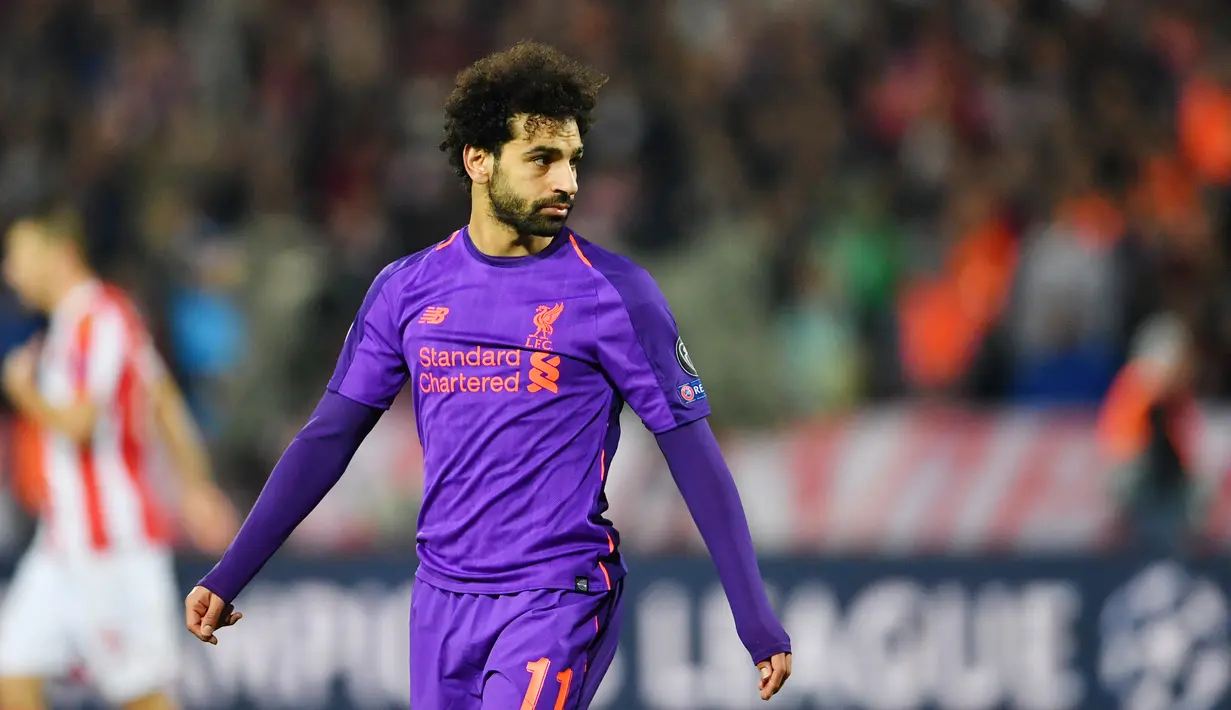 2. Mohamed Salah (Liverpool) - 10 Gol. (AFP/Andrej Isakovic)