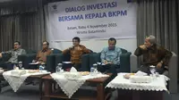 Dialog investasi bersama Kepala BKPM Franky Sibarani di Batam Rabu (4/11/2015). (Foto: Fiki Ariyanti/Liputan6.com)