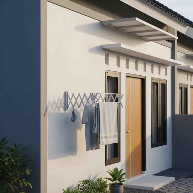 9 Inspirasi Tempat Jemuran Lipat di Rumah Kecil, Solusi Maksimalkan Ruang Minimalis