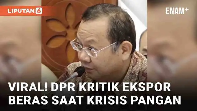 Ketegangan saat rapat antara DPR RI dan pemerintah viral di media sosial. Video dibagikan akun TikTok @dpr_ri, merekam Ketua Komisi X, Sudin rapat dengan Kementerian Pertanian. Sudin mengkritisi rencana ekspor beras ke China oleh Kementan di tengah a...