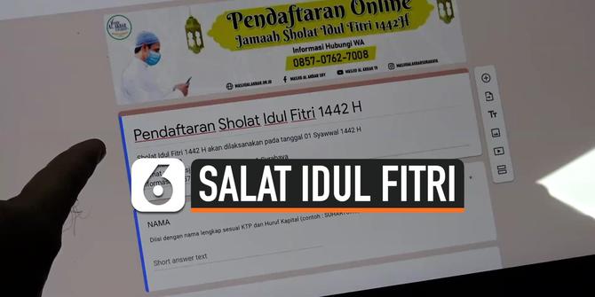 VIDEO: Salat Idul Fitri Jemaah Wajib Menggunakan Tanda Pengenal