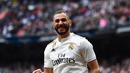 2. Karim Benzema (Real Madrid) - 21 gol dan 5 assist (AFP/Gabriel Bouys)