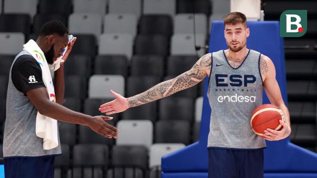 Foto: Melihat Bintang Juara Bertahan Spanyol, Juancho Hernangomez Berlatih Menjelang Piala Dunia FIBA 2023
