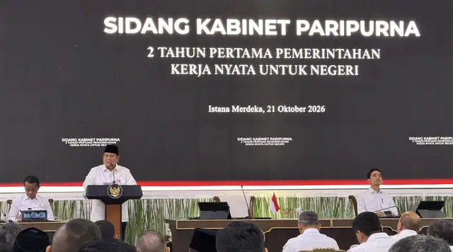 Prabowo Puji Kinerja Kabinet di 2 Tahun Pemerintahan: Cukup Membanggakan