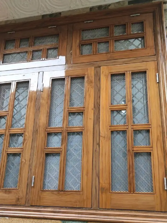 Desain Jendela Kayu Sederhana