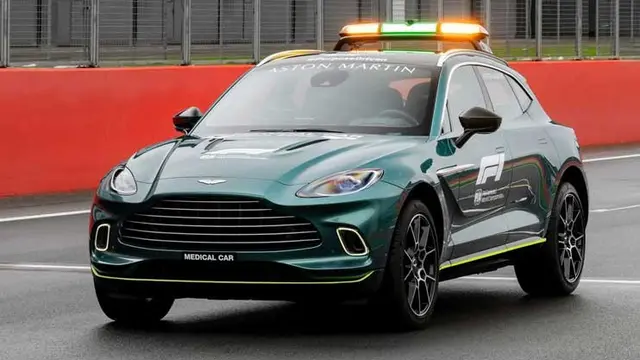 Aston Martin DBX jadi car medic untuk ajang balap Formula 1