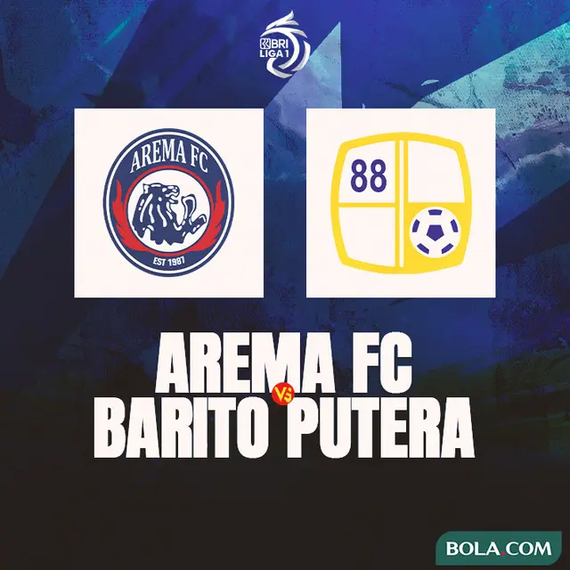 Liga 1 - Arema FC Vs Barito Putera