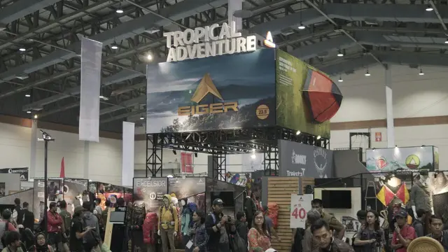Keseruan Eiger Booth di Indofest 2018