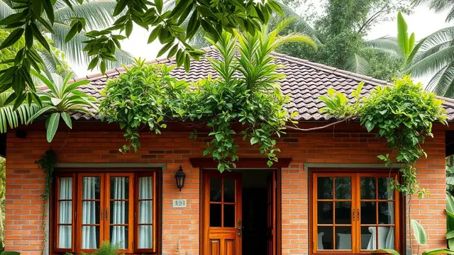Rumah Minimalis dengan Bata Ekspos