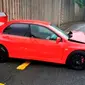 Mitsubishi Lancer Evo IX hancur (Gaadiwaadi)