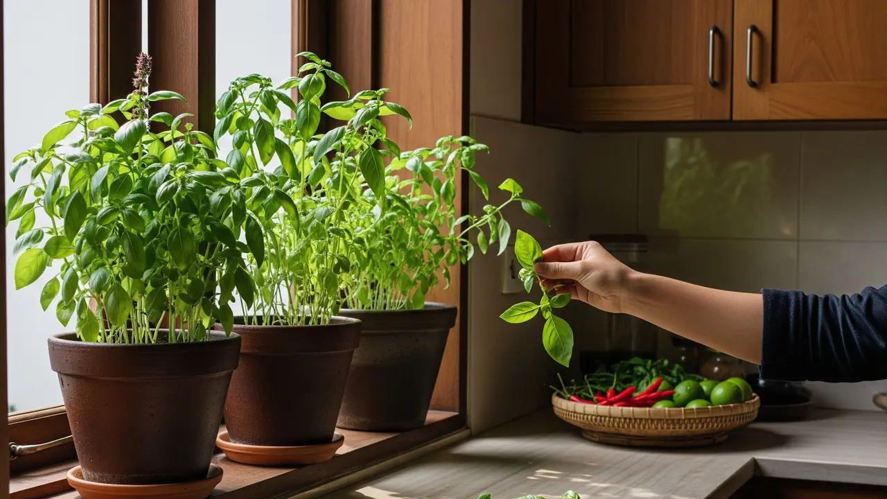 Cara Membuat Kebun Bumbu Mini di Sudut Dapur