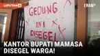 Kinerja Pj Bupati Mamasa Jelek, Warga Segel Kantor Bupati