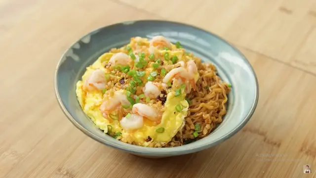 Resep Topping Shrimp Omu Noodle