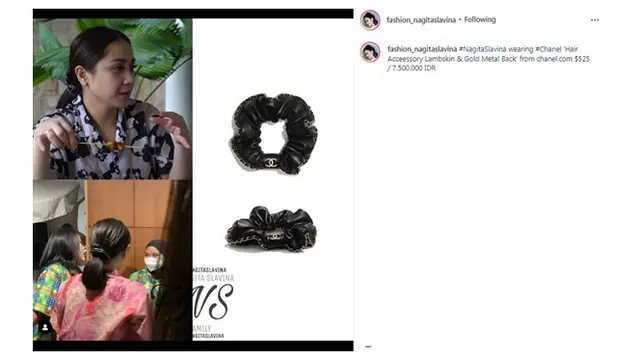 9 Koleksi Ikat Rambut dan Bandana Nagita Slavina Ini Harganya Bikin Geleng Kepala